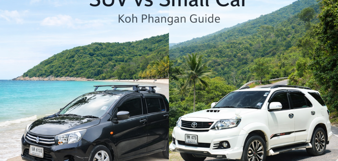 SUV vs small car rental Koh Phangan comparison